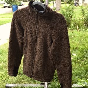 Mountain Hardwear brown teddy fleece